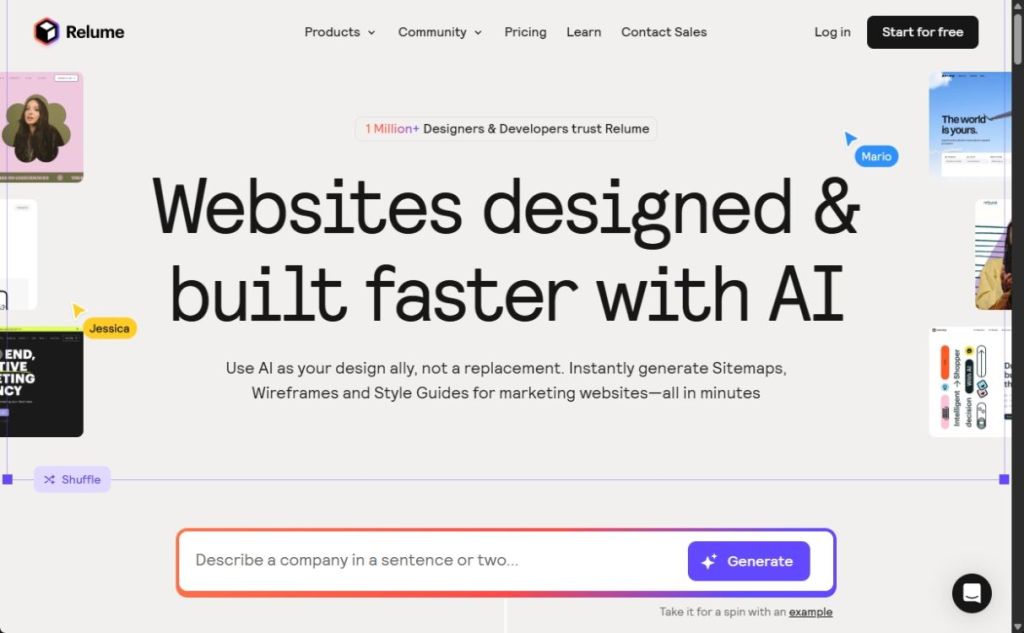 relume ai website builder
