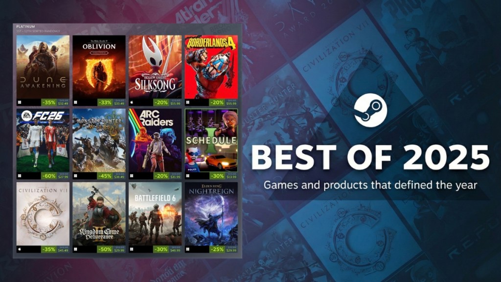 Steam Best of 2025