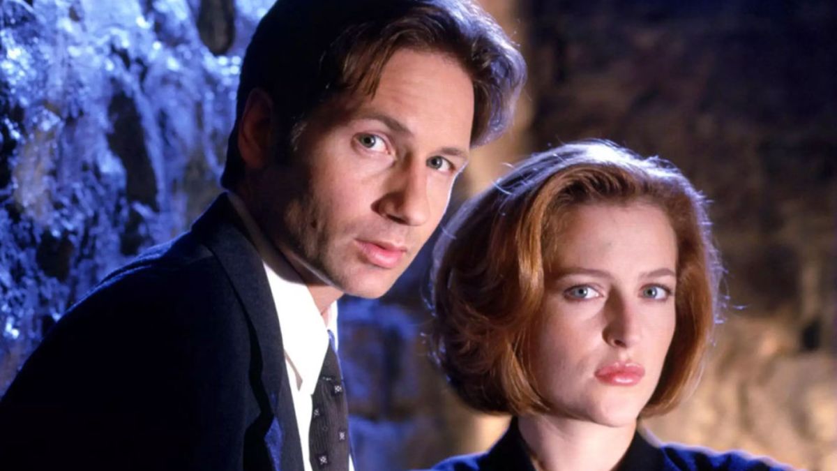 Scully and Mulder in The X-Files