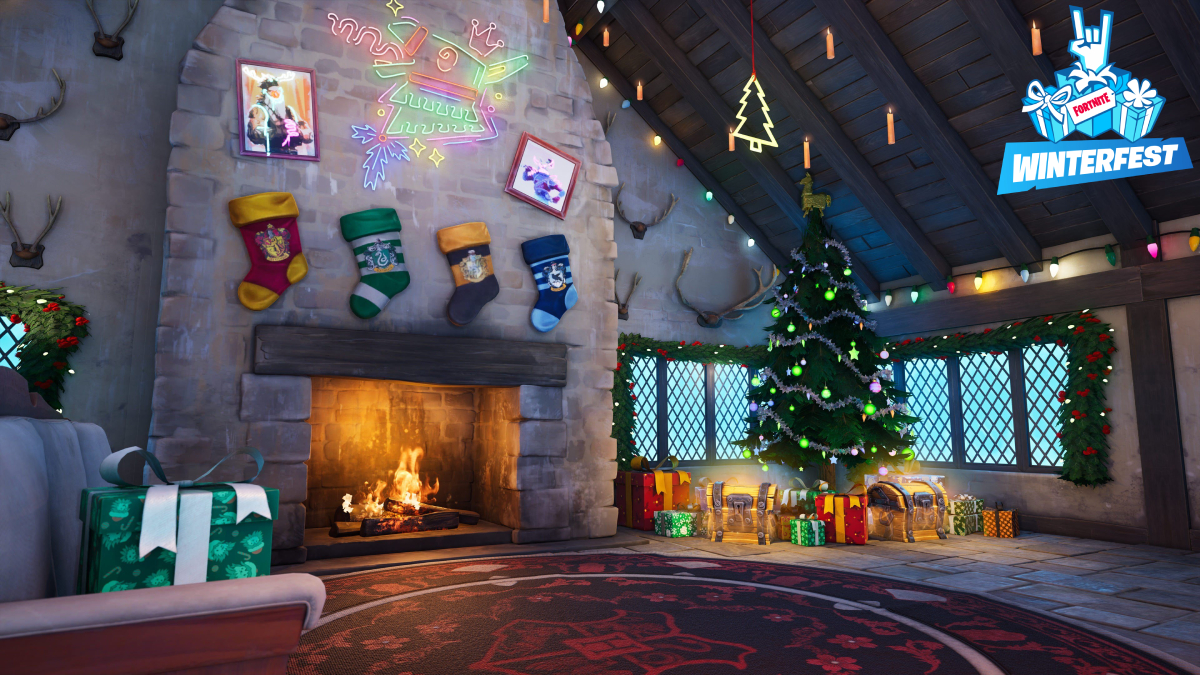 Fortnite Winterfest Cabin Interior