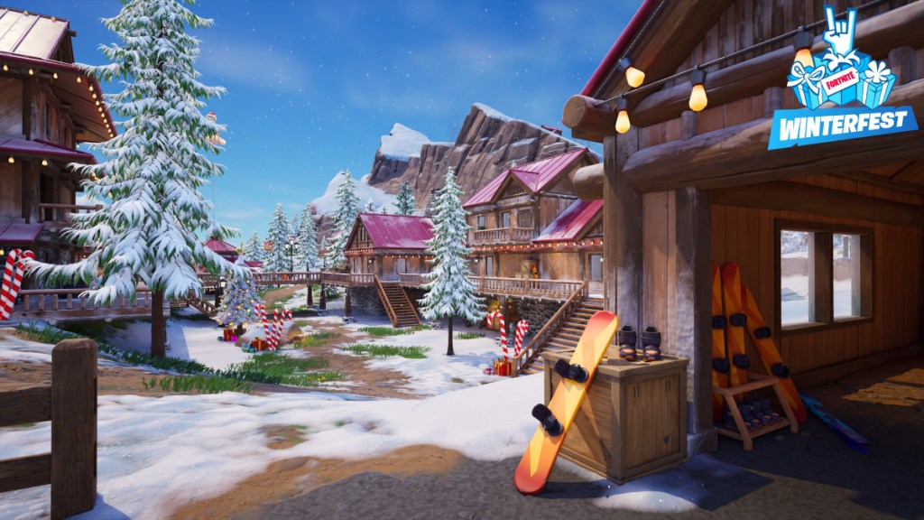 Fortnite Winterfest POI Random 2025