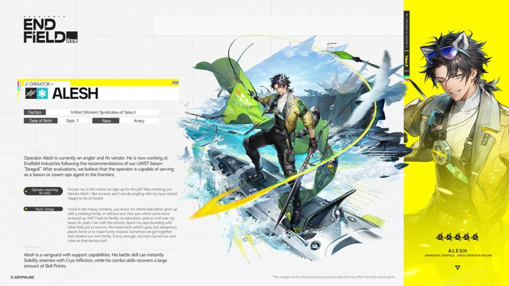 Alesh Arknights Endfield