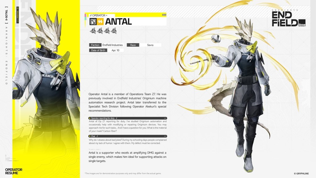 Antal Arknights Endfield
