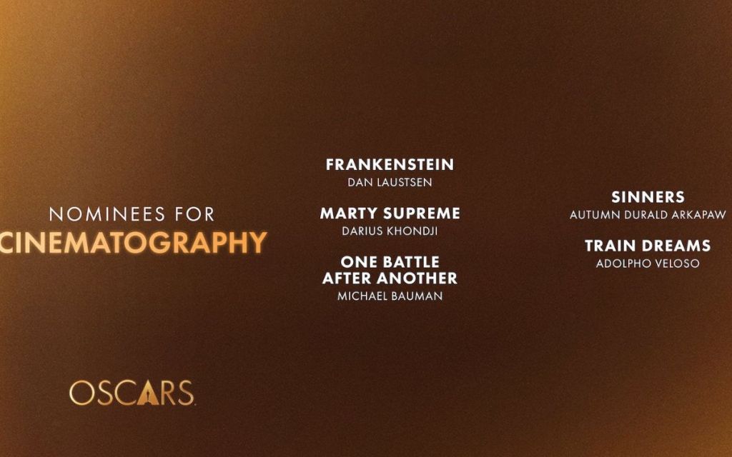 Nominations for Best Cinematography