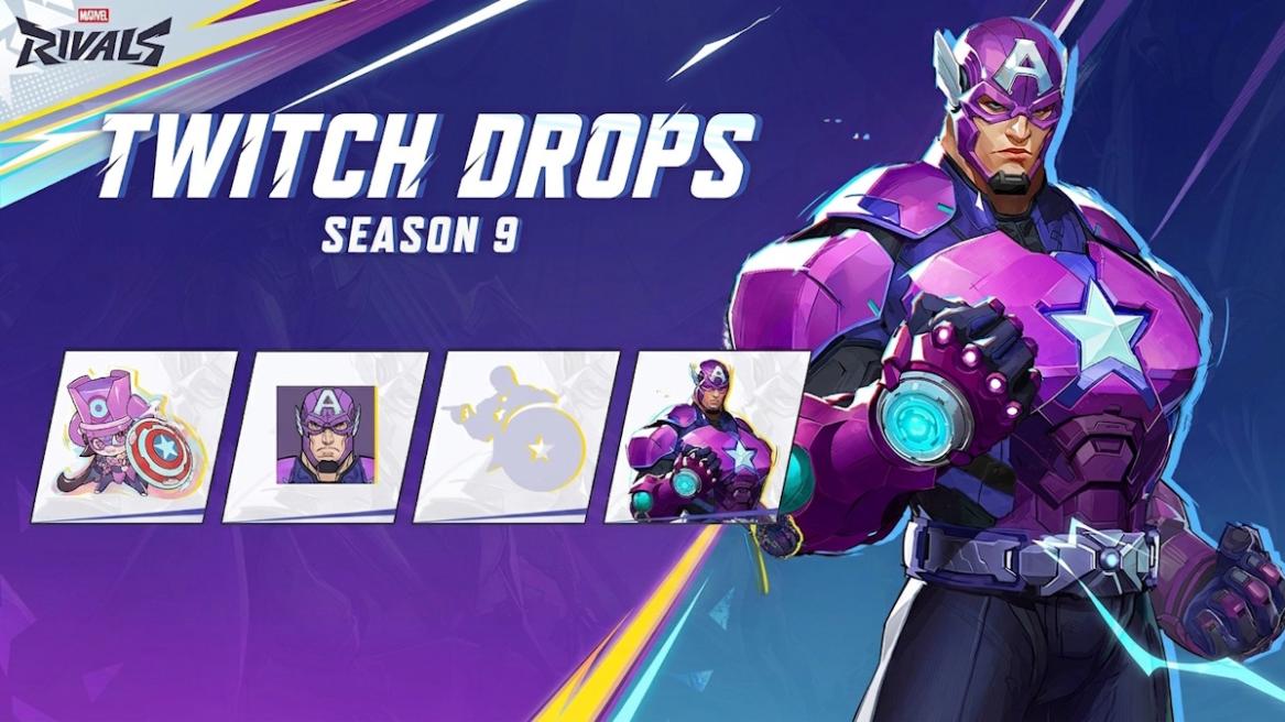 Captain America Twitch Drops Marvel Rivals Season 9