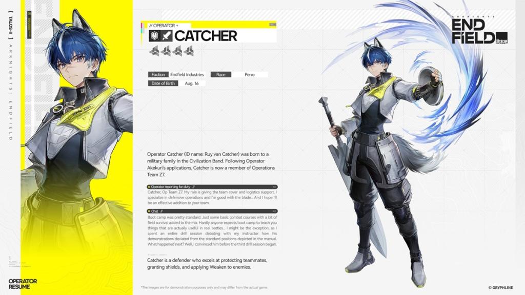 Catcher Arknights Endfield