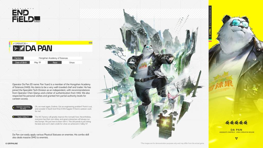 Da Pan Arknights Endfield