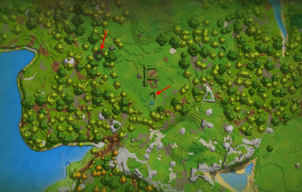 Emerald Plains Iron Ore Locations in Hytale