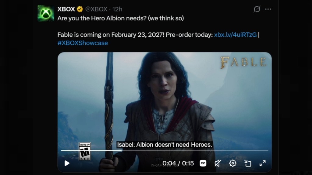 Fable release date