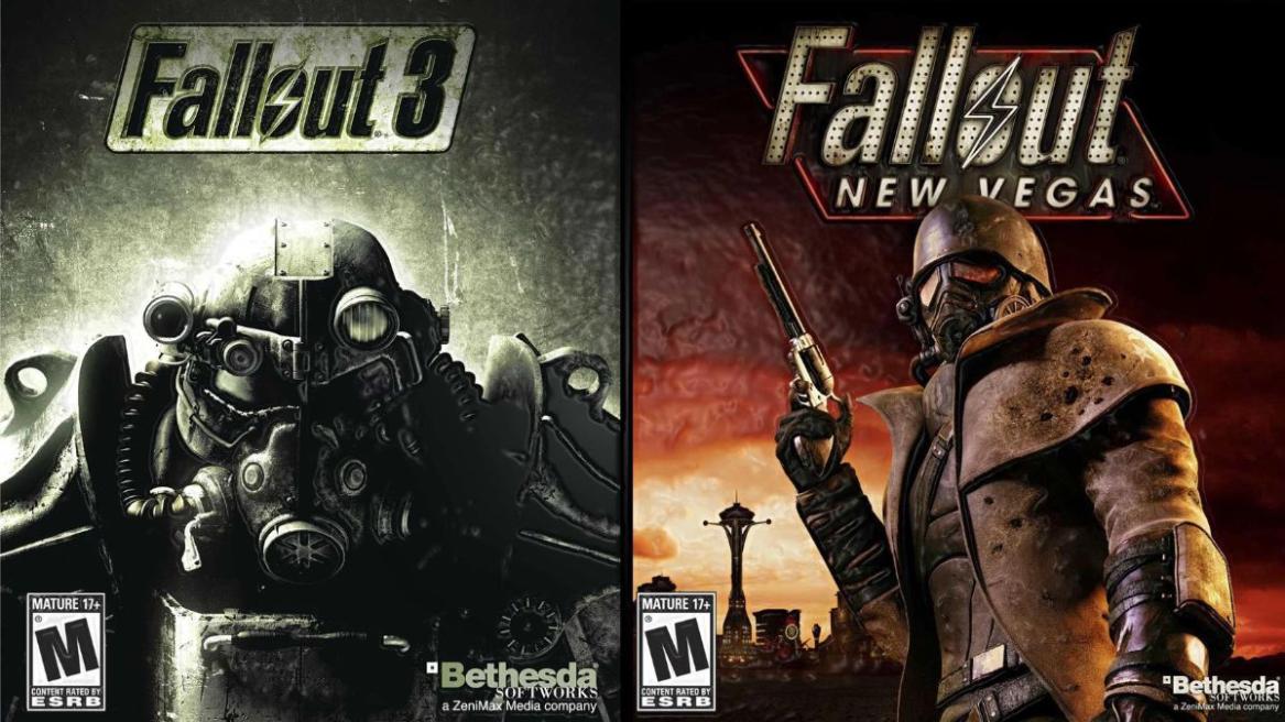 Fallout 3 and New Vegas Box Arts