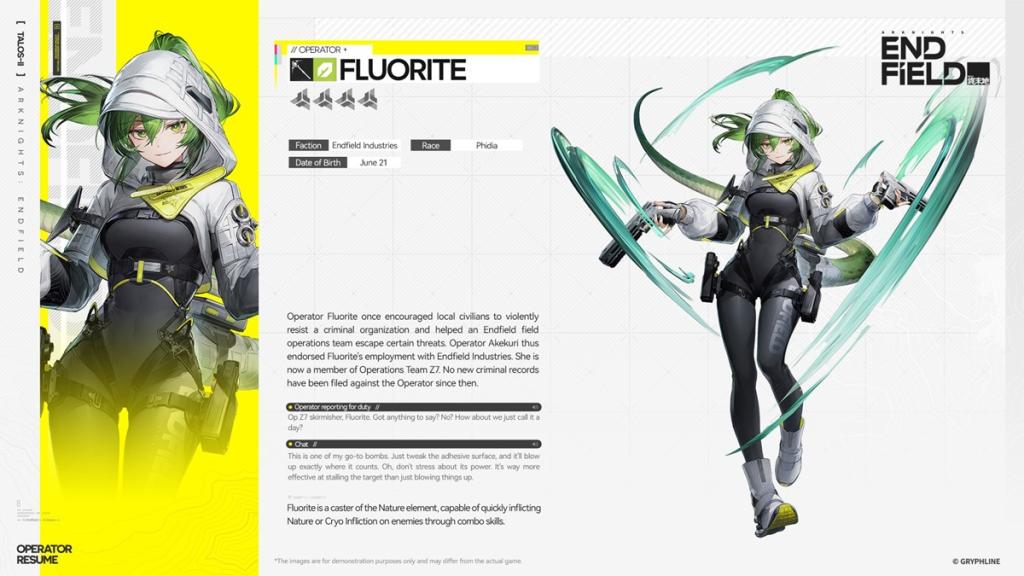 Fluorite Arknights Endfield