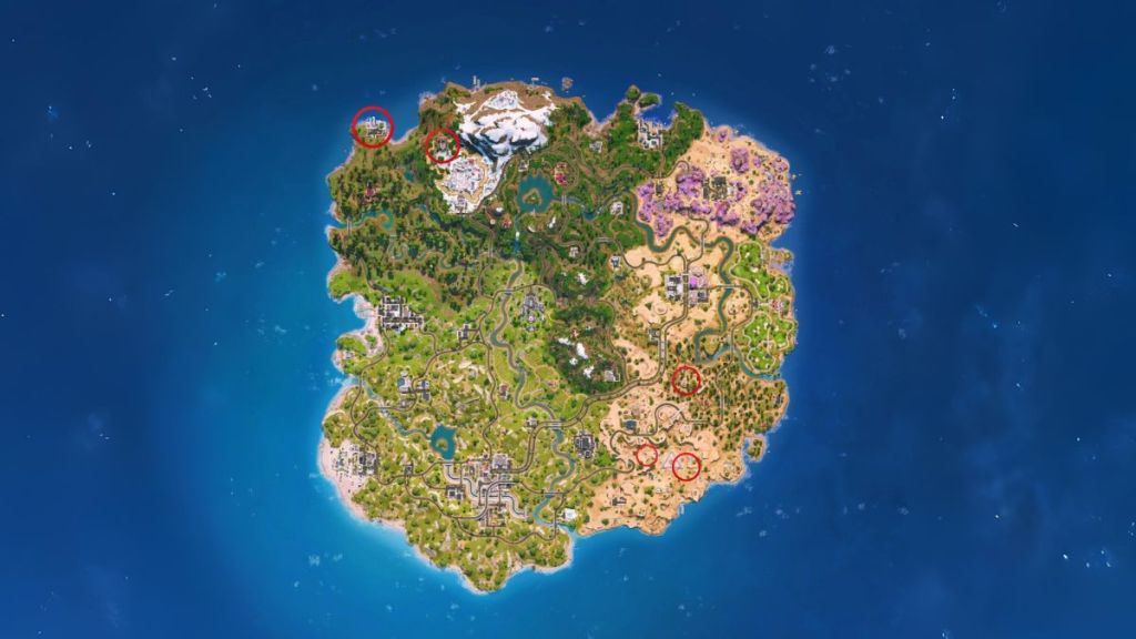 Fortnite Flusher locations