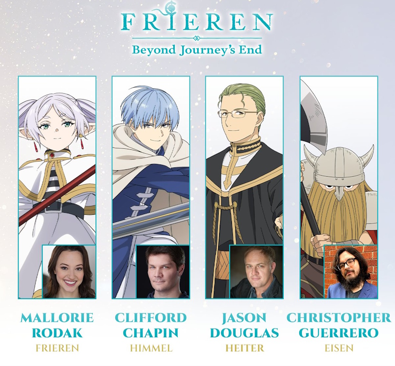 Frieren english voice actors cast