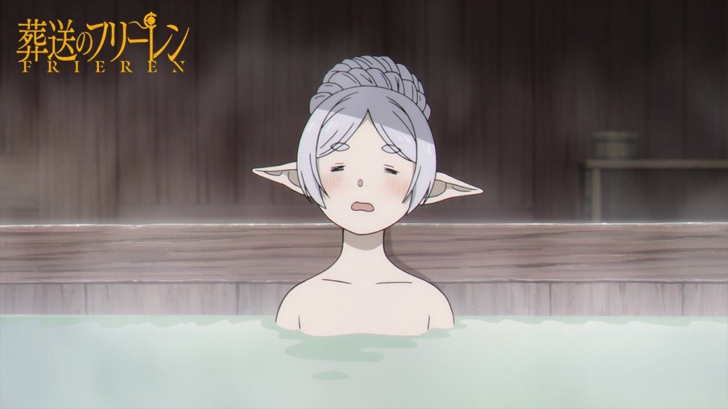 Frieren in bath