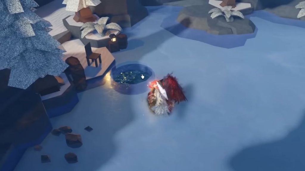 Frozen Lake in The Forge