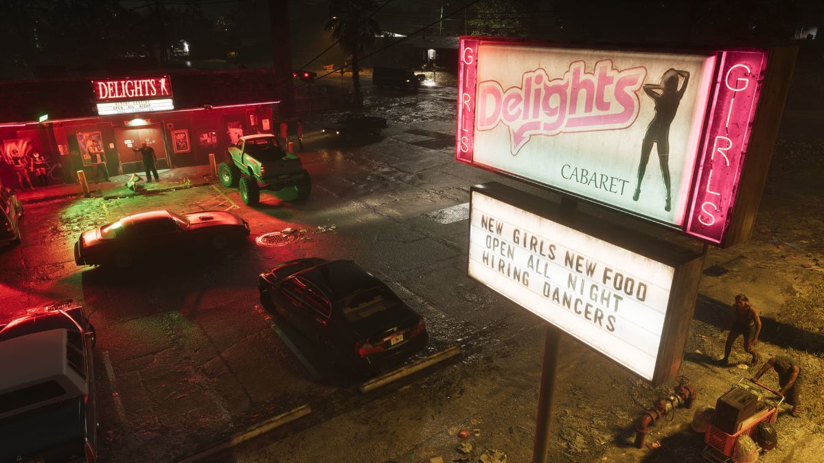 A strip club in Port Gellhorn in GTA 6