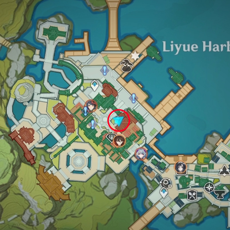 Genshin Impact Fortune Coin 10 Location on map
