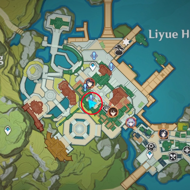 Genshin Impact Fortune Coin 11 Location on map