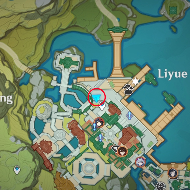 Genshin Impact Fortune Coin 13 Location on map