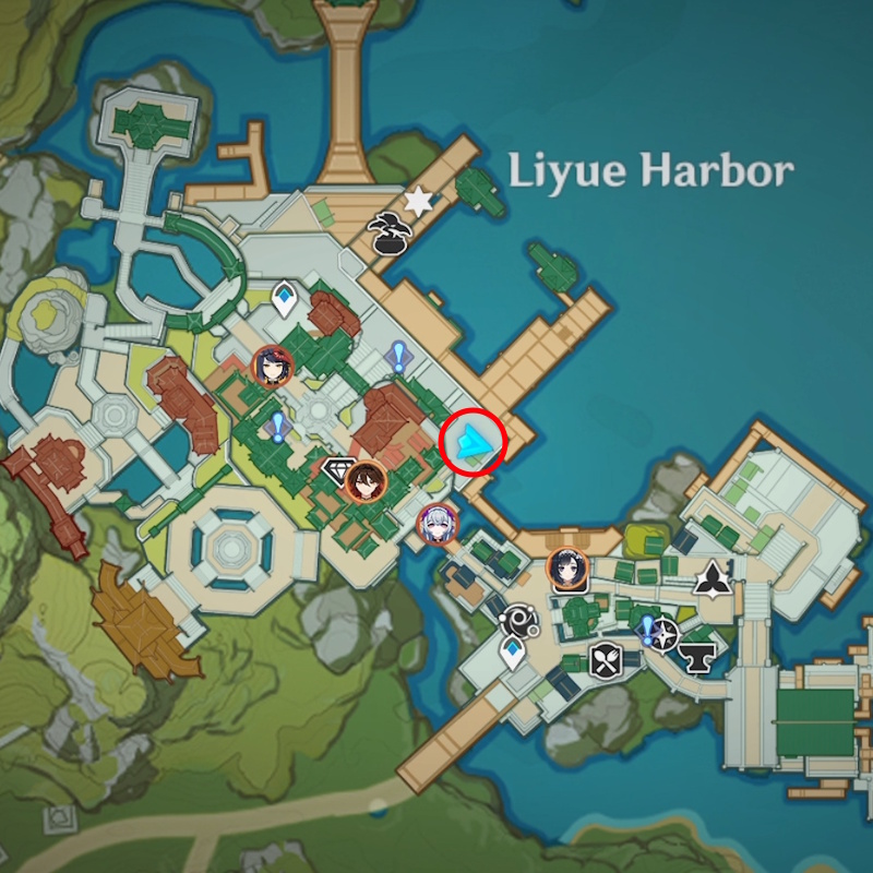 Genshin Impact Fortune Coin 17 Location on map