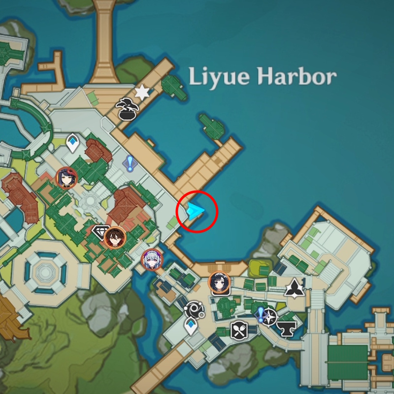 Genshin Impact Fortune Coin 20 Location on map