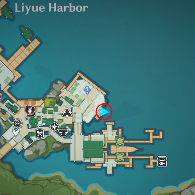 Genshin Impact Fortune Coin 21 Location on map