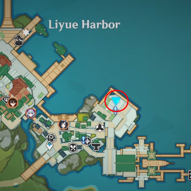 Genshin Impact Fortune Coin 4 Location on map