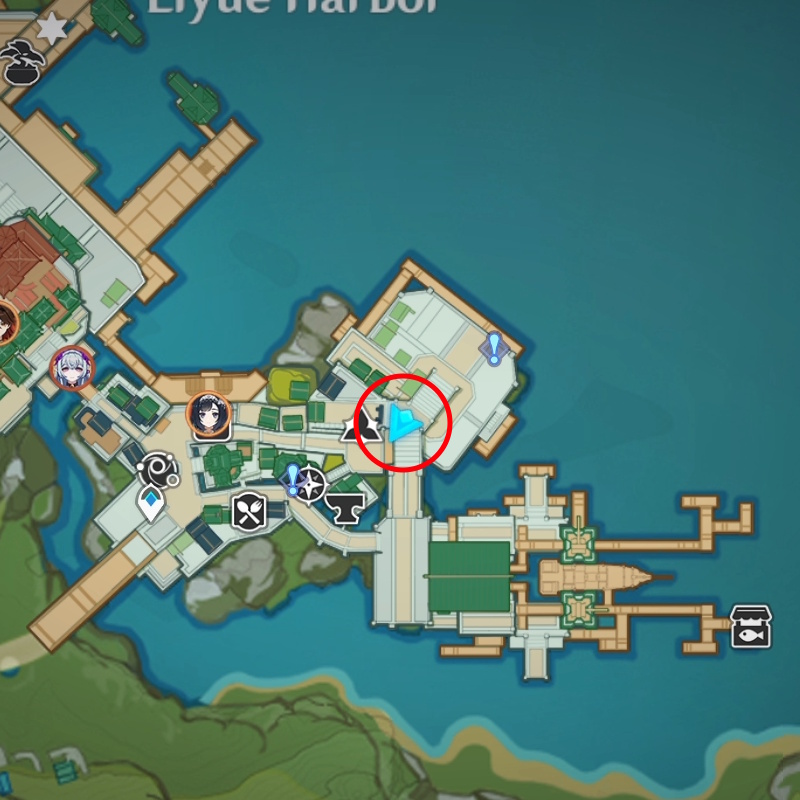 Genshin Impact Fortune Coin 5 Location on map