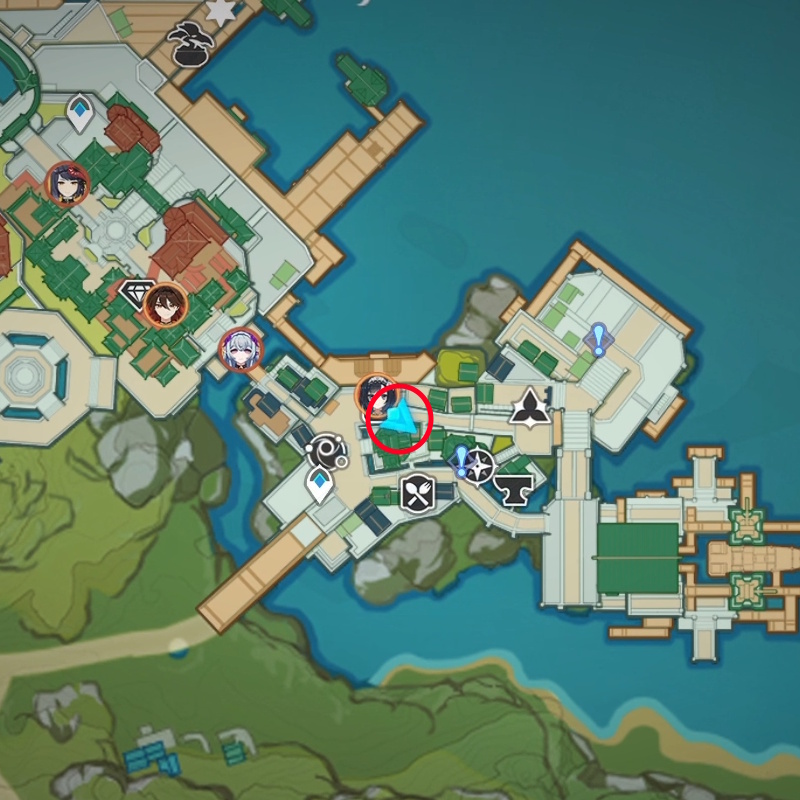 Genshin Impact Fortune Coin 7 Location on map