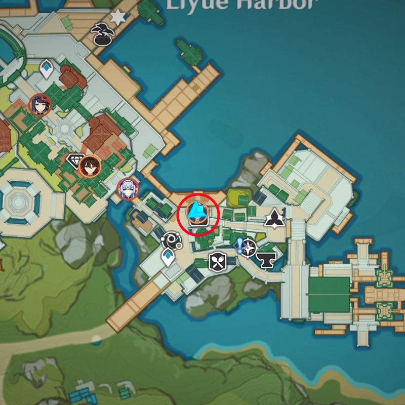 Genshin Impact Fortune Coin 8 Location on map