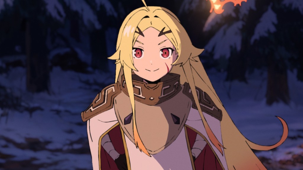 Goddess Teoritta in Sentenced to be a Hero anime