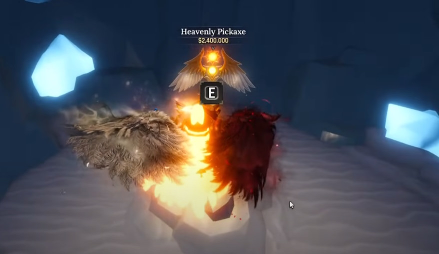 Heavenly Pickaxe purchase The Forge