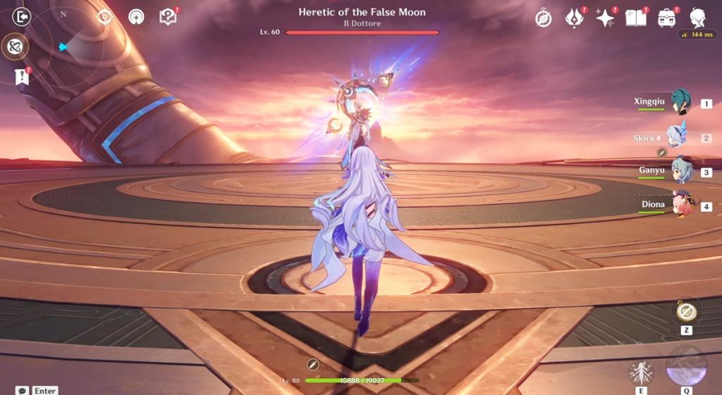 Heretic of the False Moon Il Dottore Boss guide Genshin Impact