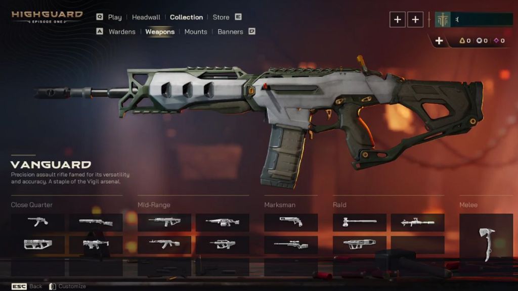 Highguard Vanguard AR