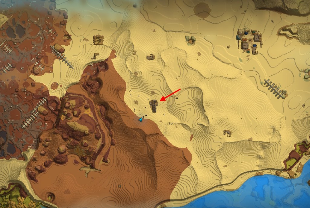 Howling Sands Biome Iron Location in Hytale