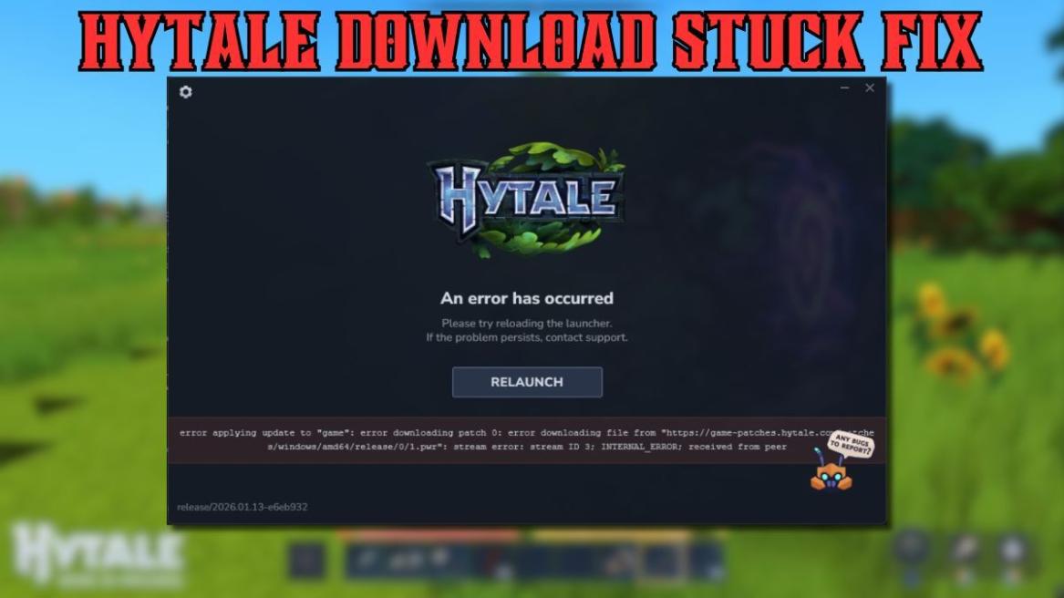 Hytale download stuck