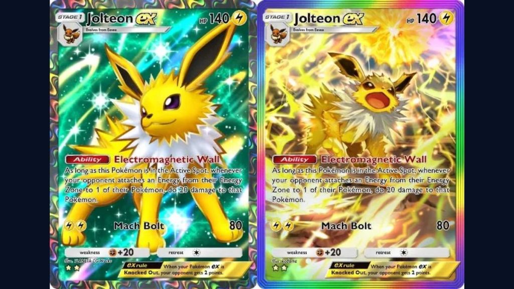 Jolteon EX Card