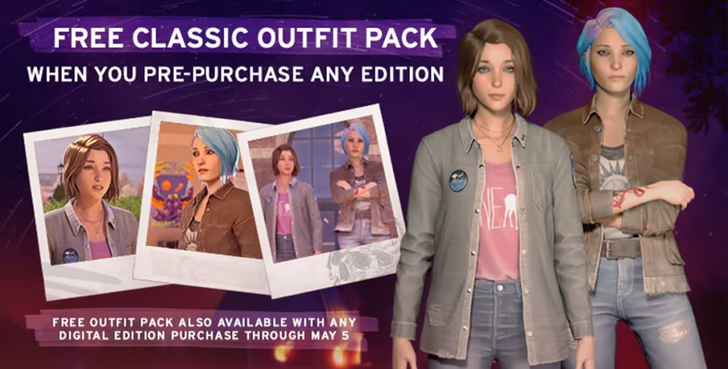 Life is Strange Pre-order bonuses