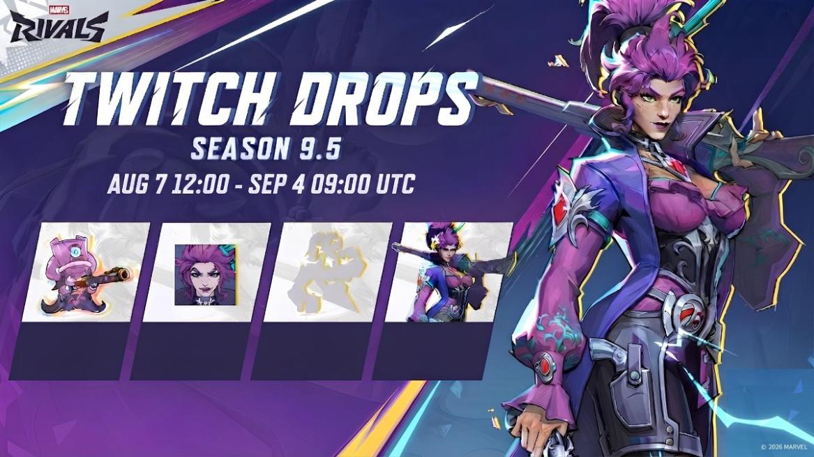 Marvel Rivals Season 9.5 Twitch Drops