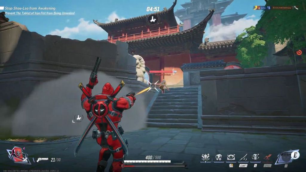 Marvel Rivals Deadpool Primary Attack