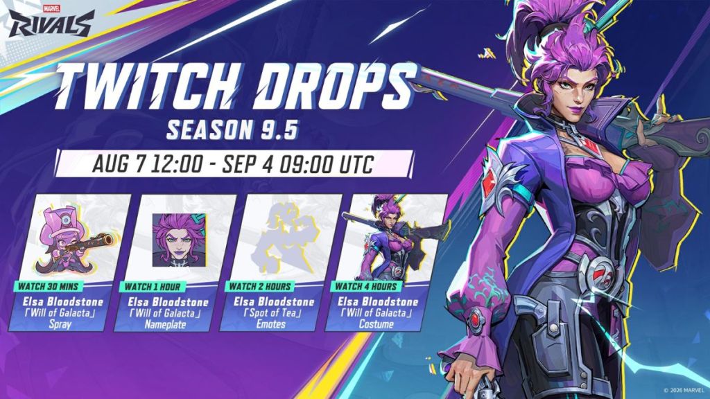 Marvel Rivals Elsa Bloodstone Twitch Drops