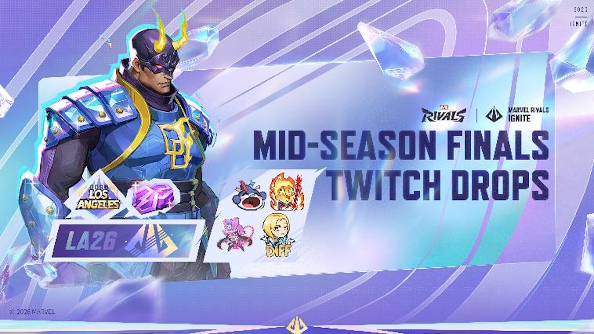 Marvel Rivals Mid-Season Finals Daredevil Ignite Twitch Drop skin