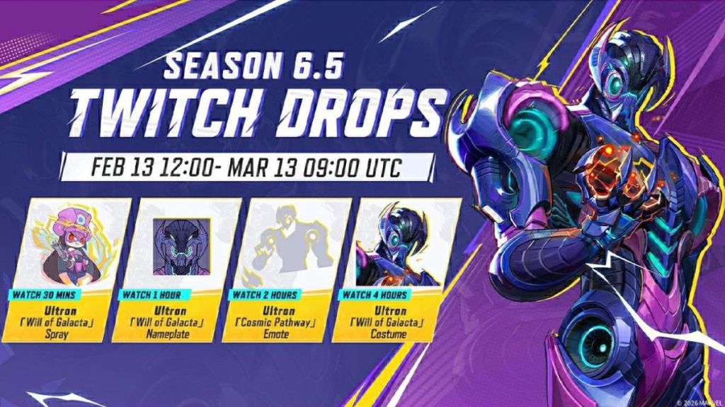 Marvel Rivals Season 6.5 Twitch Drops