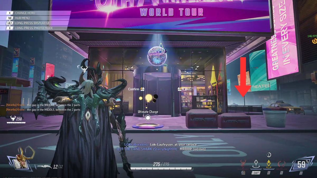 Marvel Rivals Times Square Disco Club Entrance