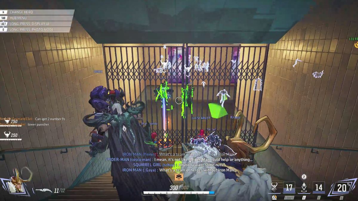 Loki on the Marvel Rivals Times Square map