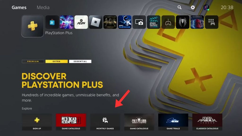 PS Plus Monthly Games Icon