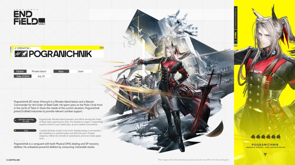 Pogranichnik Arknights Endfield