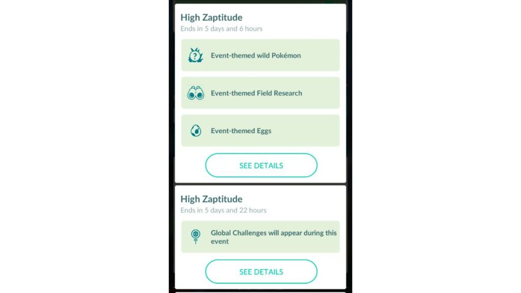 Pokemon GO High Zaptitude Event Bonuses