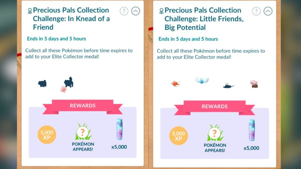 Pokemon GO Precious Pals Collection Challenge