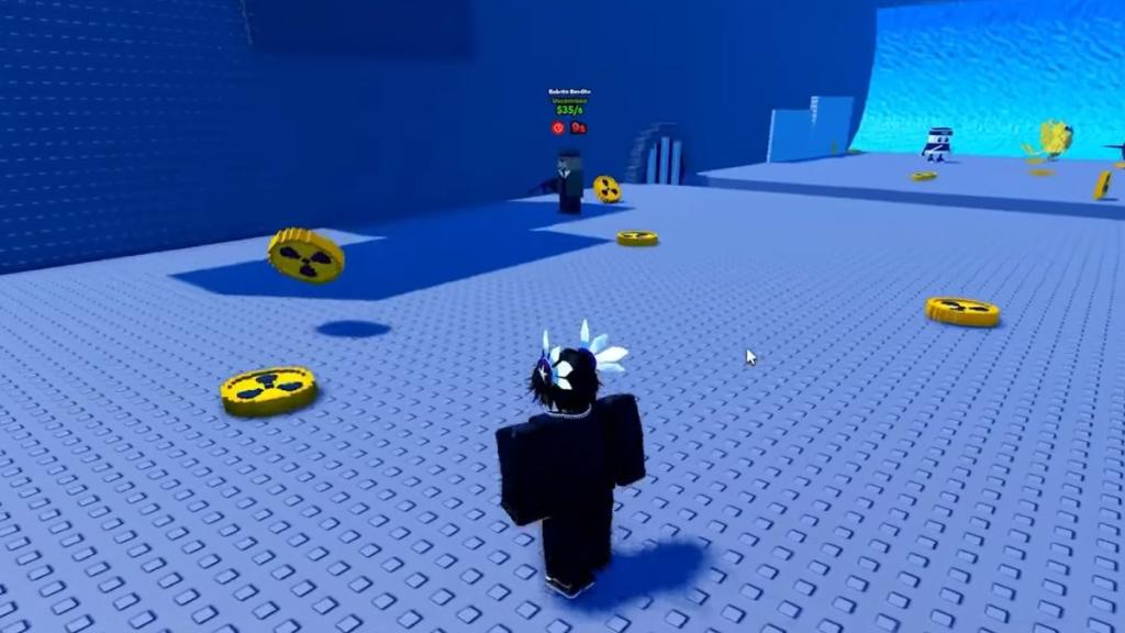 Radioactive Coins scattered